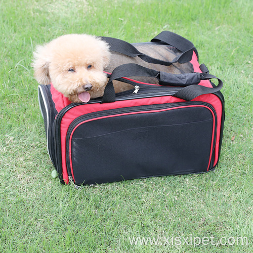 Travel Carrier Expandable Pet Carrier For Outdoor Traveling